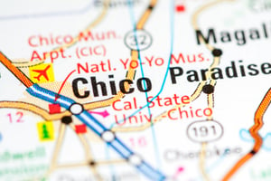 map of Chico