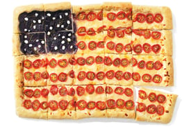 American Flag Pizza