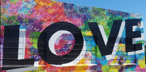 LOVE Mural - Chico