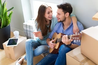 Couple in Their First Apartment