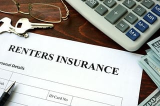 paper saying renter's insurance